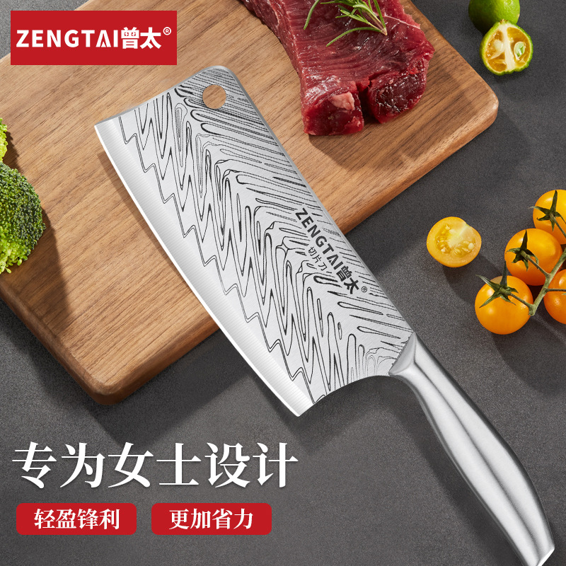 All-steel knives, small kitchen knives, chef knives, household ladies' knives, stainless steel slicing knives, meat slicing knives, kitchen knives Specification drawing
