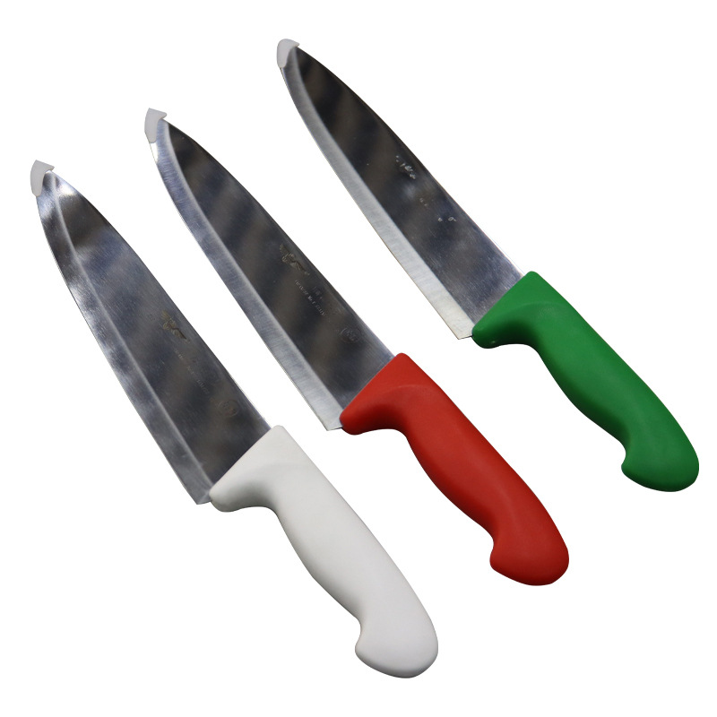 Eagle United Western Food Knife, color-separated rubber handle Chef's knife, Japanese bullknife, Fruit knife, Colored handle Chef's Cooking knife, Eagle Knight Specification drawing
