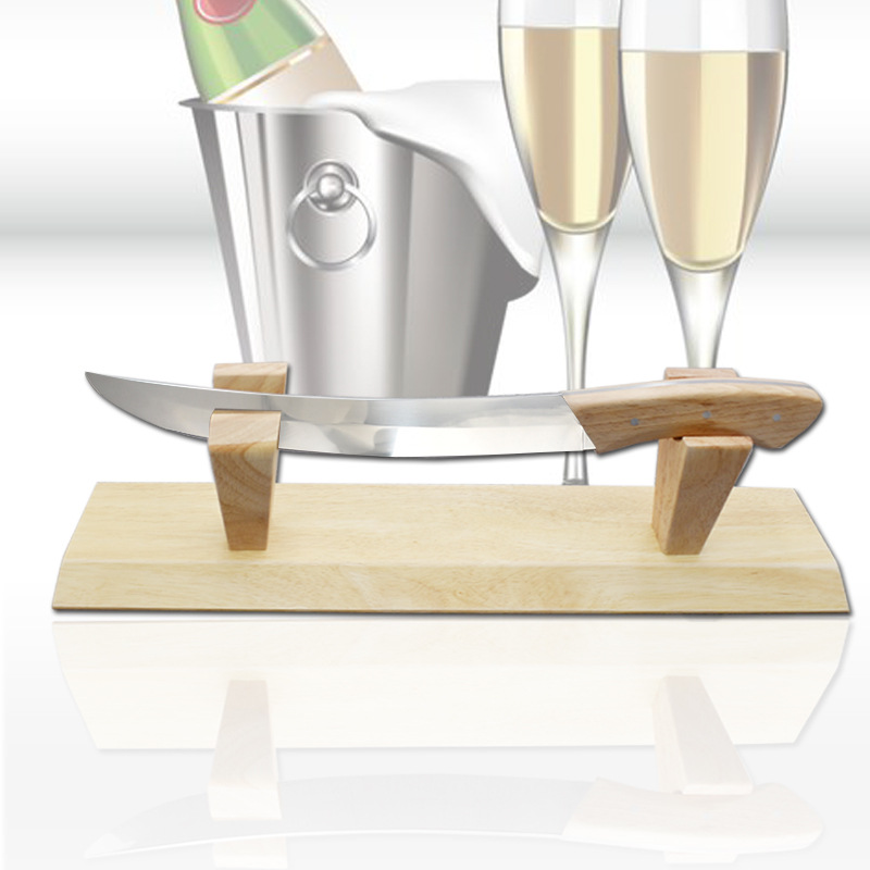 Newly designed factory direct sales high-end stainless steel wooden handle Western cuisine wine opening knife Champagne knife Application Scenario