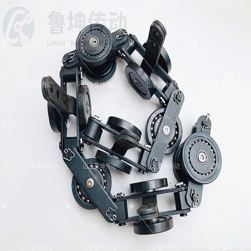 Single-guide wheel chain light-duty coating conveyor line, Taiwan QXT200 fixed lifting plate type double chain plate double guide wheel chain undefined