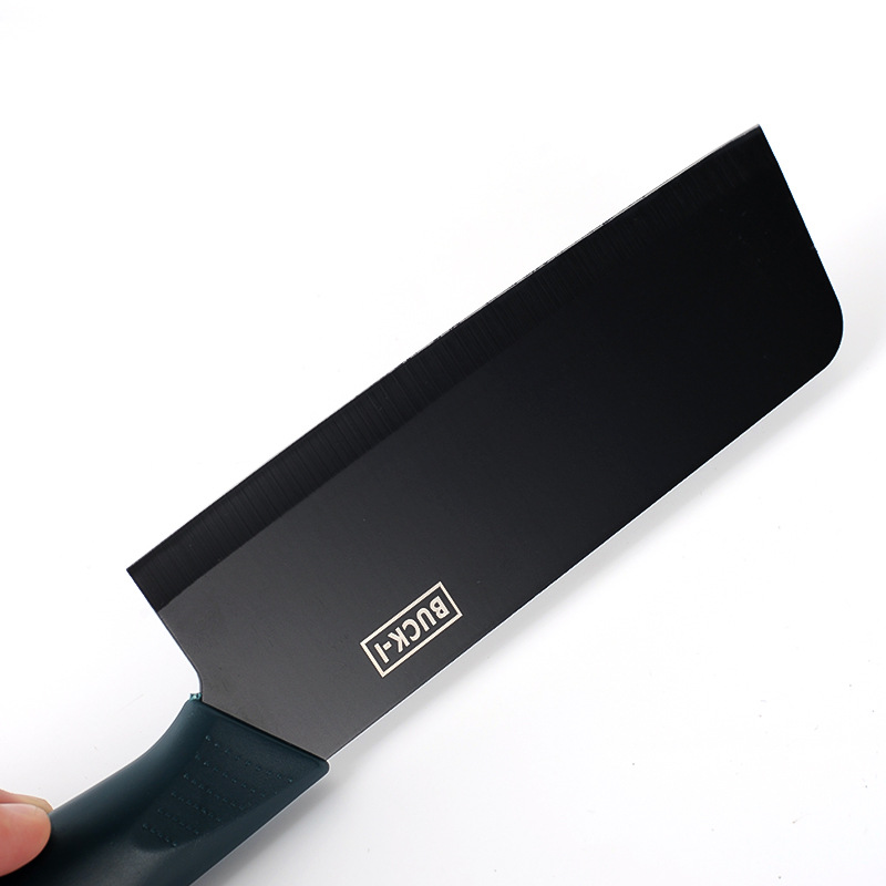 Wholesale stainless steel anti-slip kitchen knives with knife sleeves, household kitchen chef knives, lightweight fruit knives, and children's complementary food knives details Picture