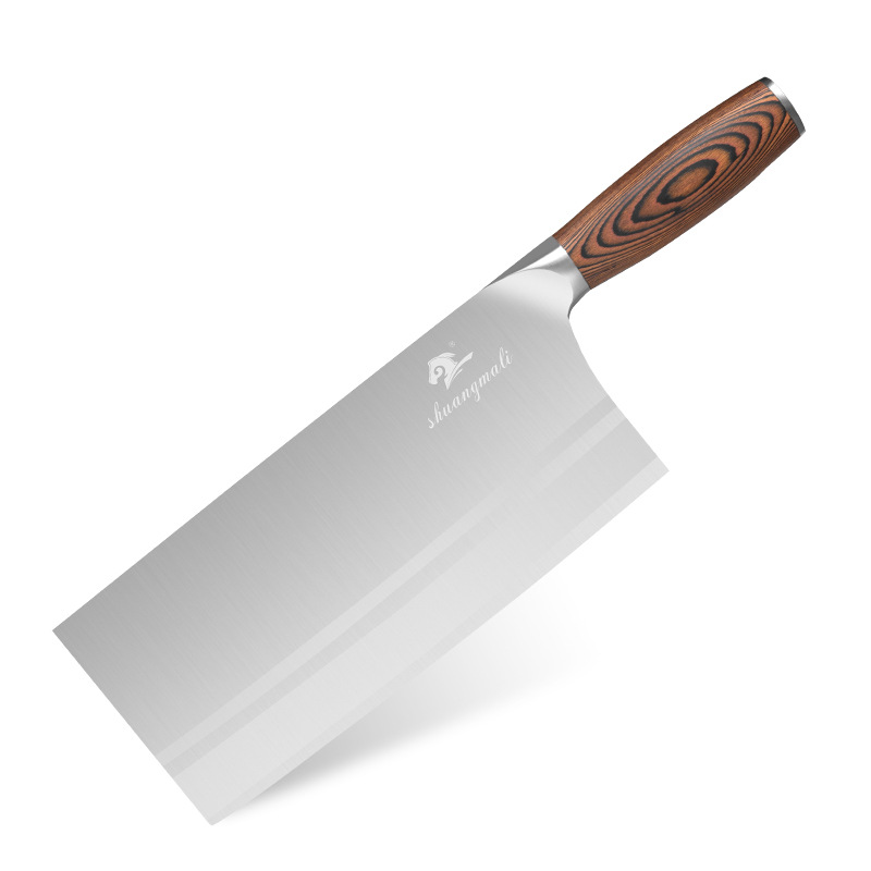 In-stock stainless steel 4CR14 chopping knife, a sharp knife for hotel chefs to cut vegetables and meat Item Picture