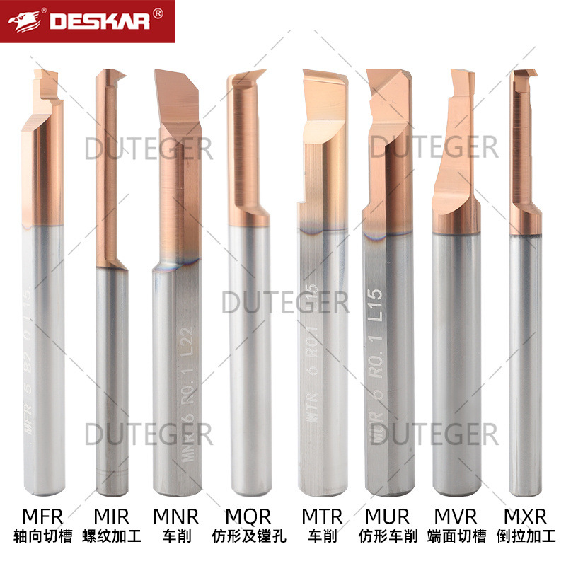 Wholesale of cross-border Desca MTR small diameter inner hole slotting boring tools, tungsten steel micro hard alloy boring tools details Picture