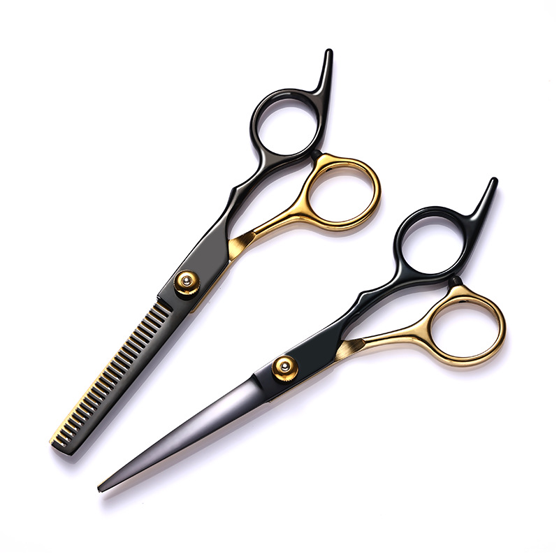 The source factory's hairdressing scissors, flat scissors, tooth clippers, and home bangs hairdressing scissors sets are available for wholesale Specification drawing