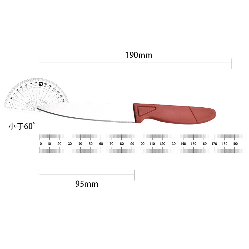 Stainless steel fruit knife, peeler, household kitchen knife, portable fruit knife with sleeve manufacturer, street stall supply details Picture