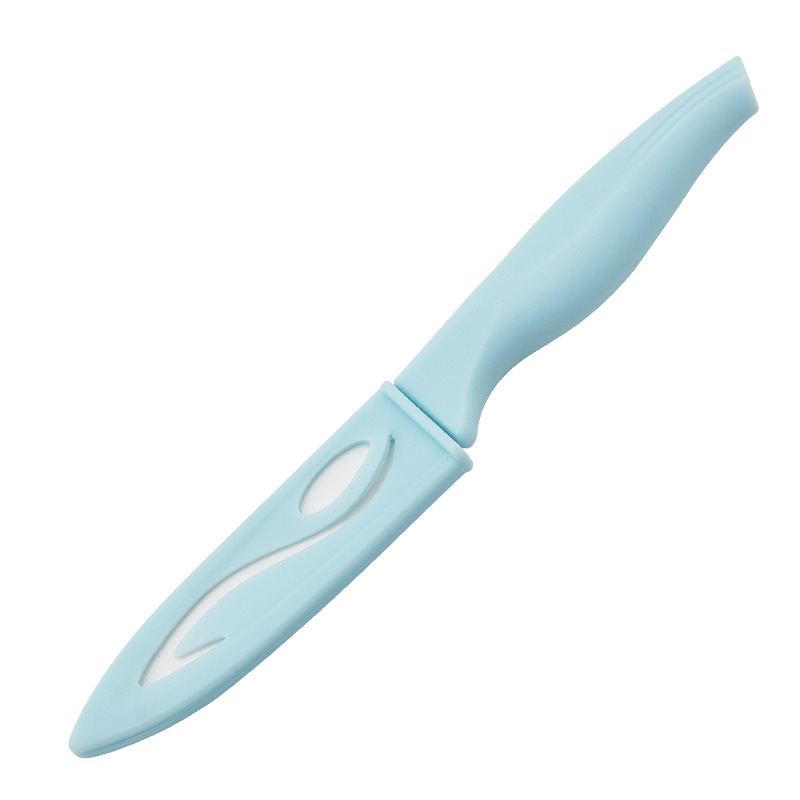 Wholesale ceramic fruit knives with protective covers, kitchen knives, fruit and vegetable peelers, and travel and outdoor fruit knives from the manufacturer Item Picture