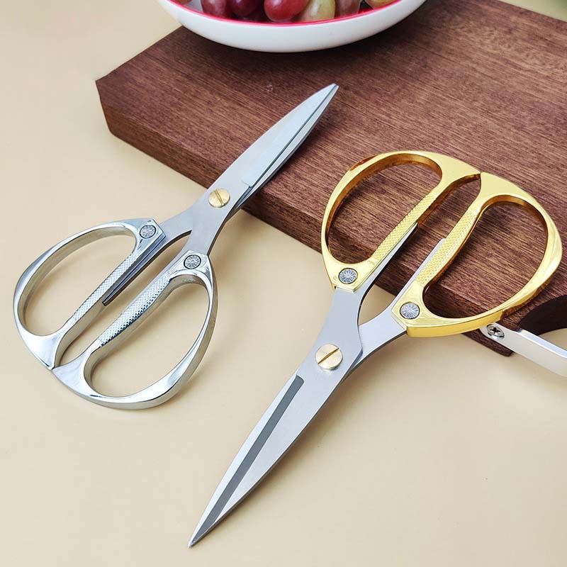 Factory wholesale K82 scissors, stainless steel alloy scissors, chicken bone scissors, kitchen scissors, household scissors, street stall diamond scissors full figure
