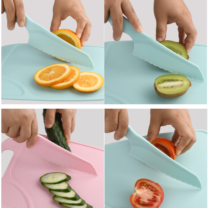 Hand-safe knives, cake knives, plastic knives, children's toy knives, fruit knives, vegetable knives, bread knives details Picture