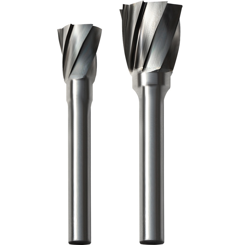Coarse-toothed hard alloy rotary file grinding aluminum soft metal wood plastic widened large 8-toothed tungsten steel grinding head 6-toothed golden eagle Item Picture