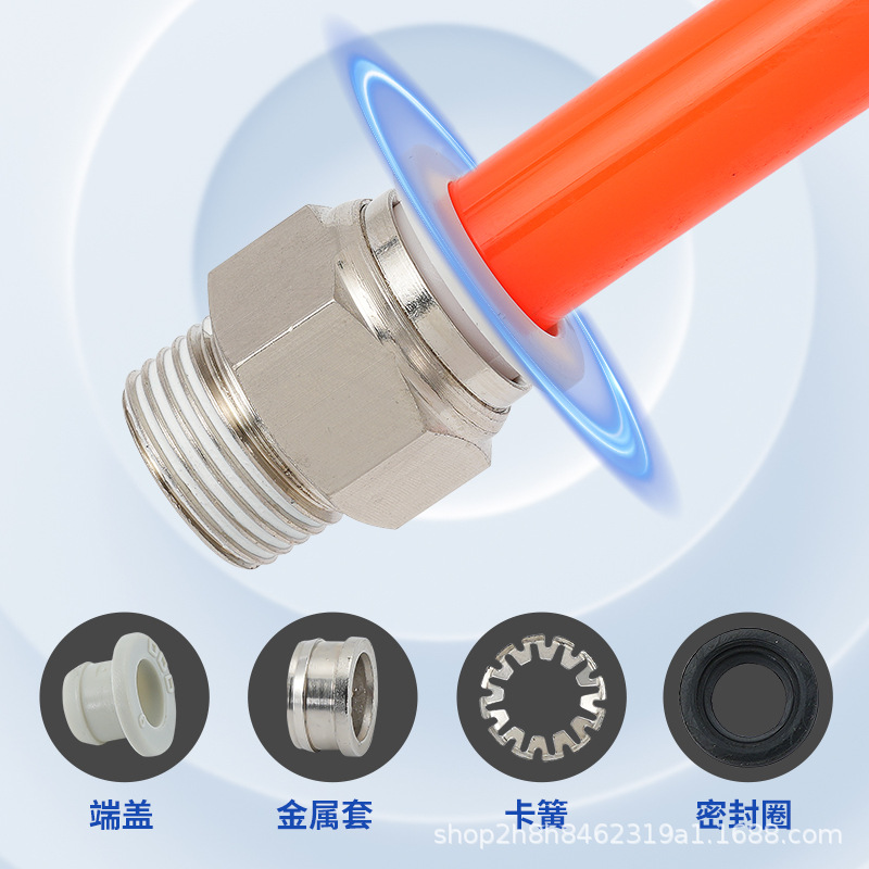 The 304 stainless steel, all-copper, high-temperature, high-pressure, corrosion-resistant quick socket for air compressor and air pump has a straight thread Application Scenario