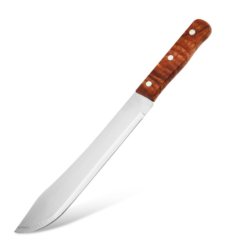 Foreign trade chef knife handle, kitchen knife, meat knife, stainless steel cooking, sushi blade, sashimi, Western-style kitchen full figure