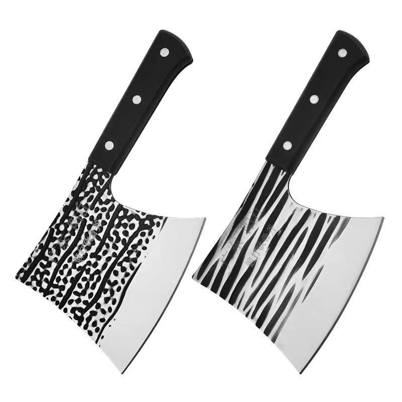 "20-yuan street stall style hand-forged stainless steel knives, sharp kitchen knives and bone-cutting knives in stock Item Picture