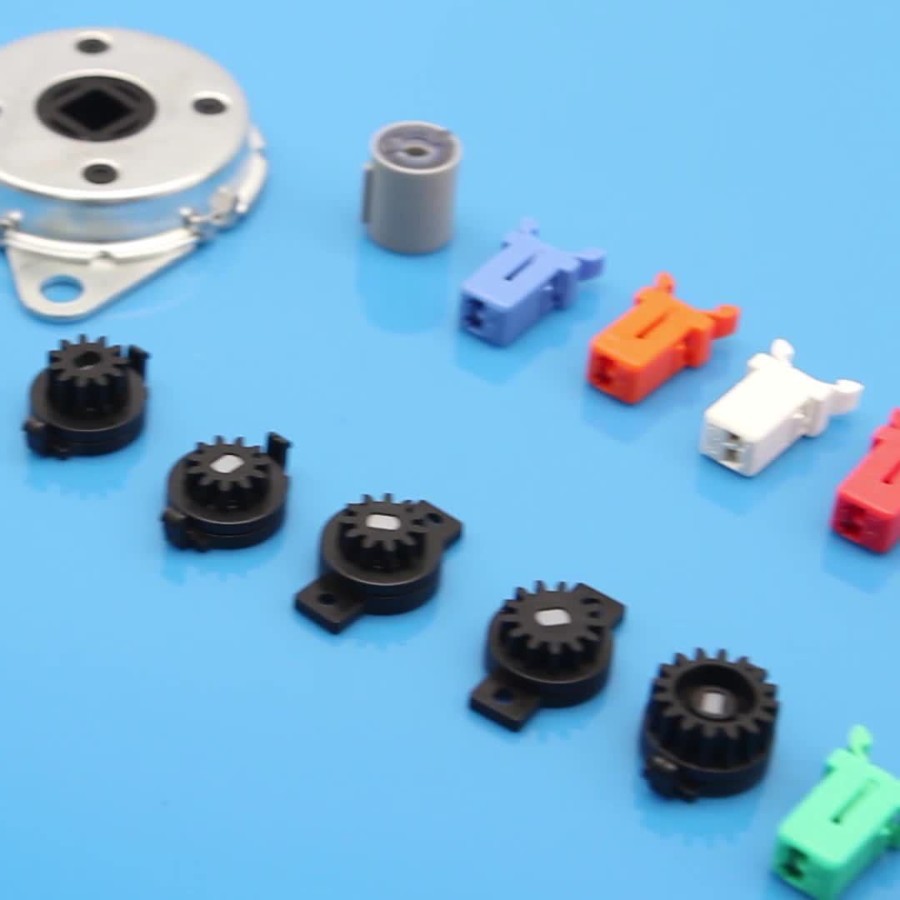 Wholesale manufacturer of small household appliance gears, vehicle-mounted accessories, rotary gears, dampers, plastic wear-resistant noise reduction buffers details Picture