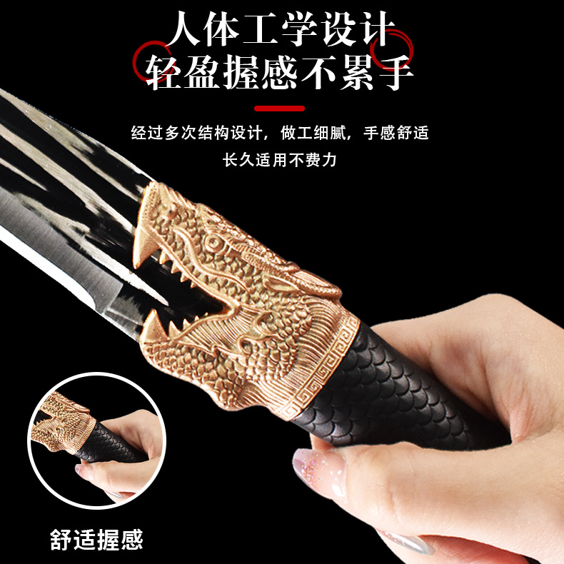 German steel super-fast slaughtering special sharp bone-removing and cutting stainless steel imported kitchen pig butcher for selling meat Specification drawing