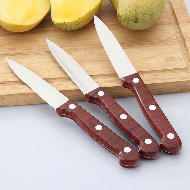 Bar fruit knife, household stainless steel knife, peeler, mini fruit peeler, fruit knife, imported knife details Picture