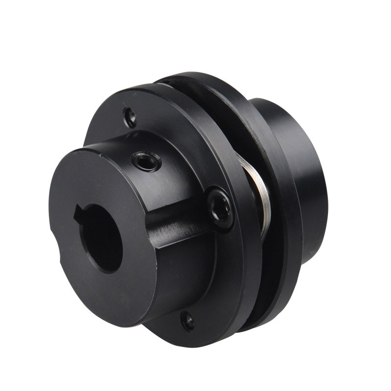 45 steel flange single diaphragm coupling, high-torque through servo motor lead screw step single diaphragm coupling Application Scenario