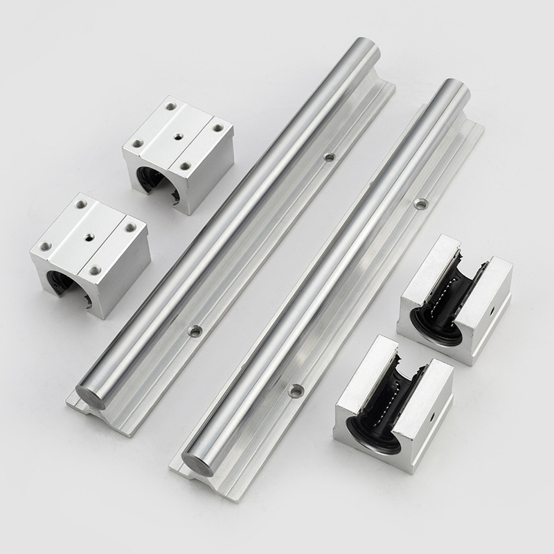 sbr aluminum support, smooth shaft, heavy-duty slide rail, linear guide, precision woodworking push table saw, cylindrical track, slider, aluminum drag Application Scenario