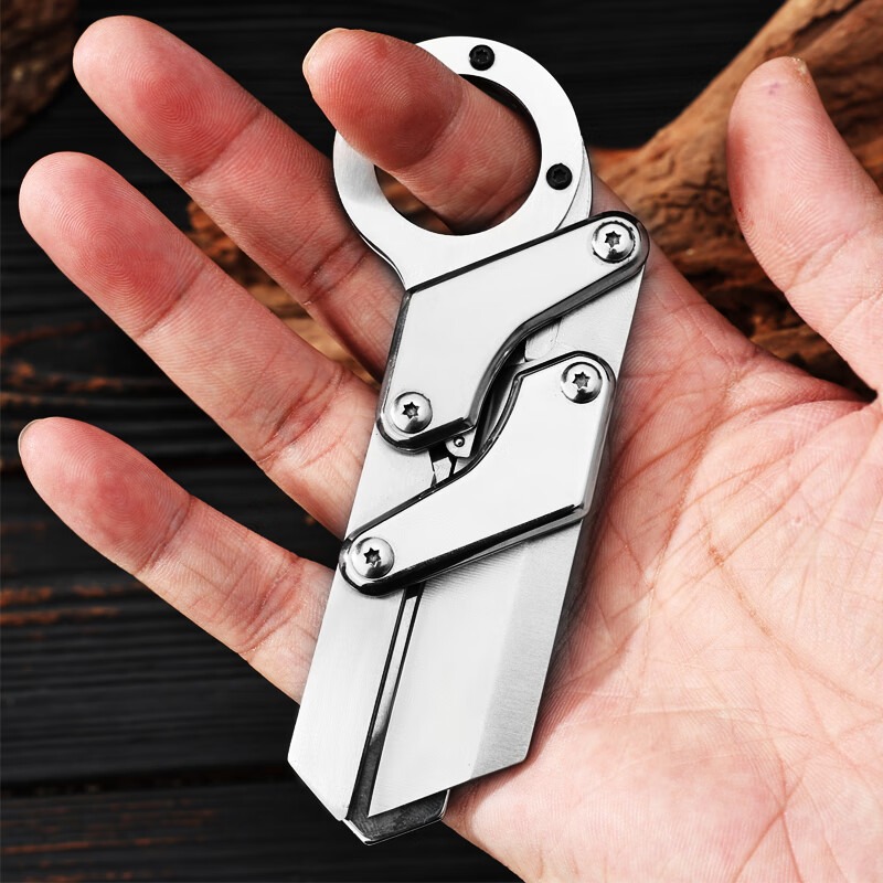 Outdoor knife, mechanical folding knife, convenient folding knife, high hardness, multi-functional push form, fruit express knife Application Scenario