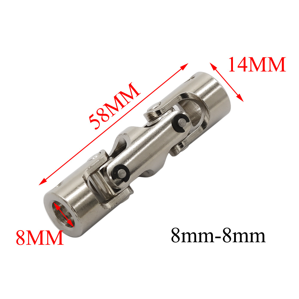 Three-joint, three-section universal joint, micro coupling, three-section universal joint, double-section universal joint, coupling Specification drawing
