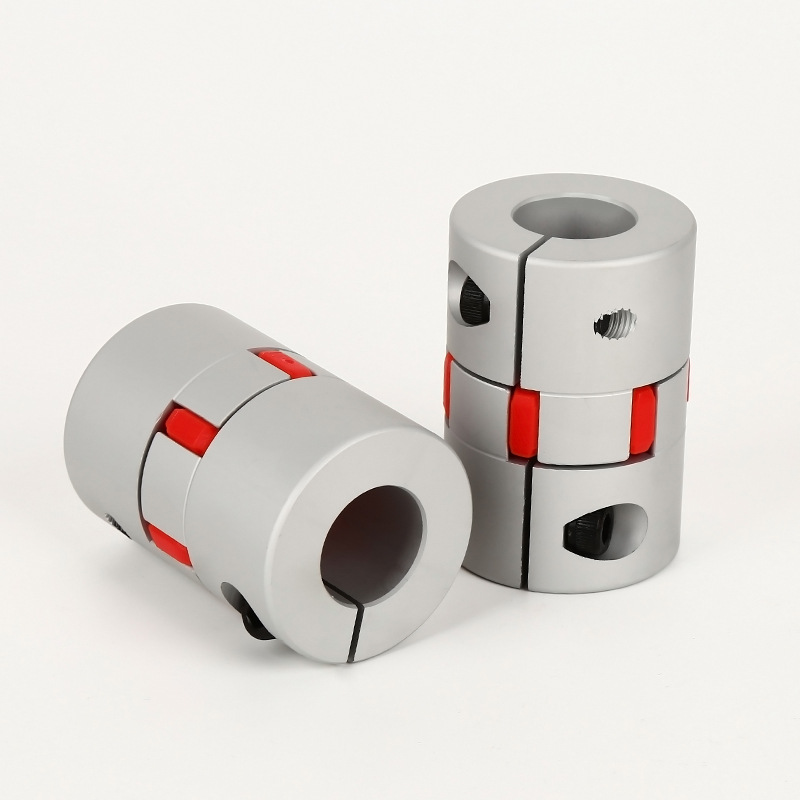 Plum blossom coupling, matte servo motor, ball screw, CNC machine tool, aluminum alloy elastic coupling Specification drawing