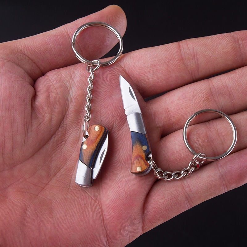 Unpacking express delivery knife, folding knife, pocket-sized keychain knife, portable premium small gift knife full figure