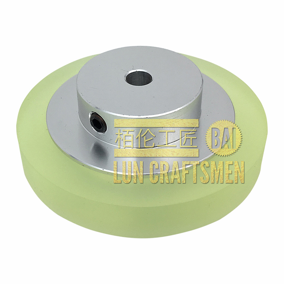 【 Bailun Craftsmen 】 Meter Measuring Wheel, Synchronous Wheel, Encoder Wheel, Length Measuring Silicone Wheel, rubber-coated wheel Item Picture