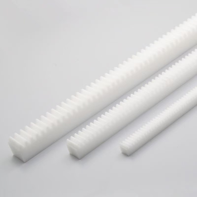 Plastic gear rack and pinion guide rail processing, mechanical and electronic straight rack and pinion guide rail transmission gear wholesale, linear guide rail details Picture