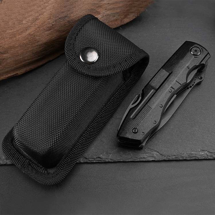 Multi-functional folding knife pliers with screw screwdriver, EDC combination maintenance tool pliers, portable for outdoor camping and home use Application Scenario