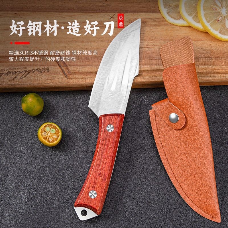 Street stall knives, popular knives, stainless steel forged boning knives, slaughter and cutting knives, meat slicing, Mongolian hand-held meat wholesale Specification drawing