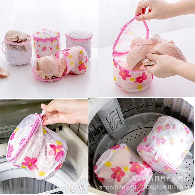 Thickened printed laundry bags, bra laundry bags, bra clothing care bags, anti-tangling washing machine, factory direct sales full figure