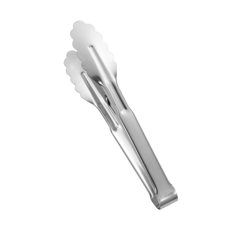 Factory wholesale stainless steel food tongs, barbecue food tongs, grilled meat tongs, bread tongs, kitchen and household food tongs Item Picture