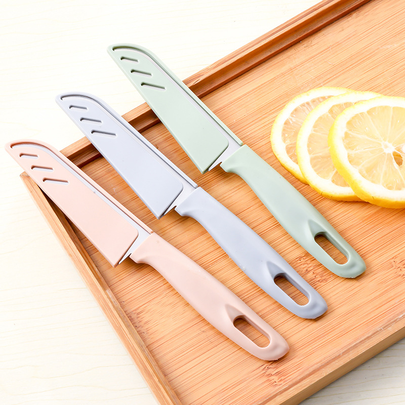 Nordic-style kitchen fruit knives, stainless steel fruit peelers, portable fruit and vegetable knives details Picture