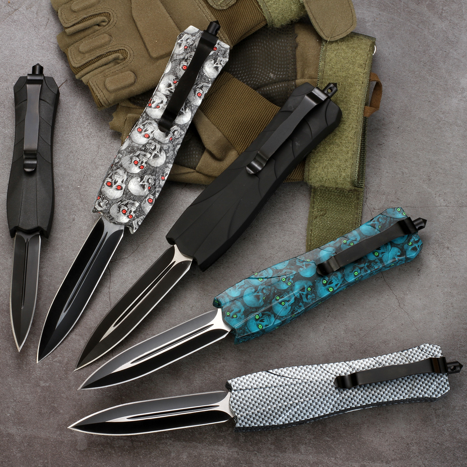 Kaku's best-selling micro-technology multi-functional knife, high-quality outdoor camping fruit knife, multi-functional knife factory in stock full figure