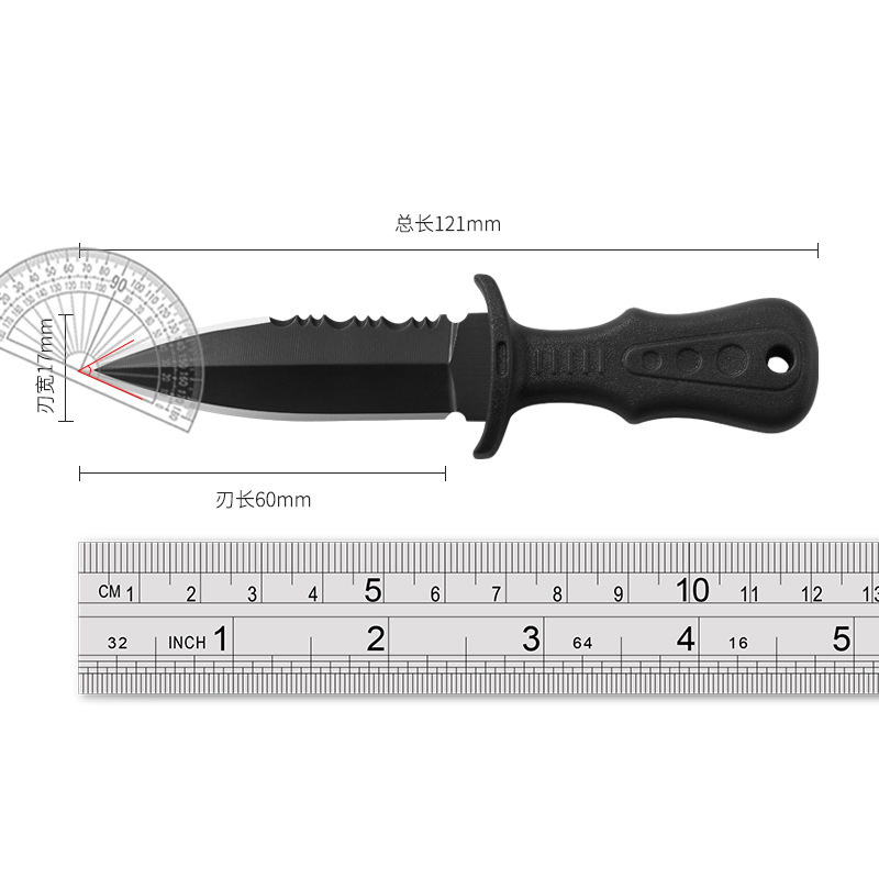 Cross-border outdoor camping knives, stainless steel fruit knives, pocket knives, self-defense straight knives, portable necklaces, mini knives Application Scenario