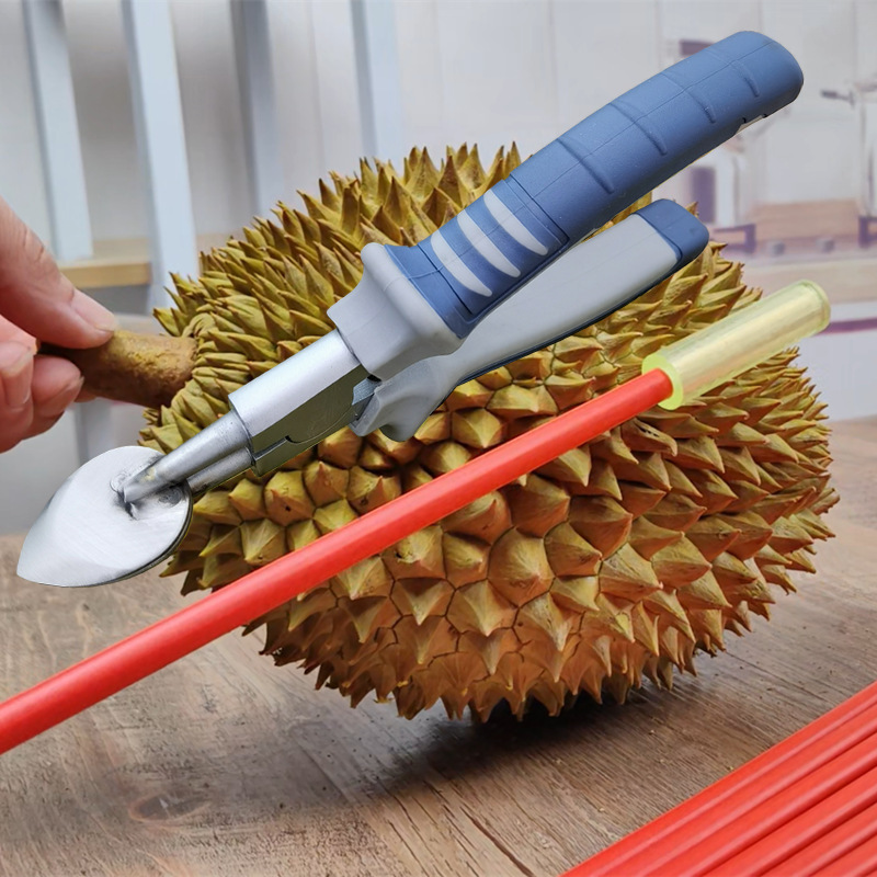 Durian stick to open durian, durian opener pliers, fruit inspection, durian stick to open durian tools undefined