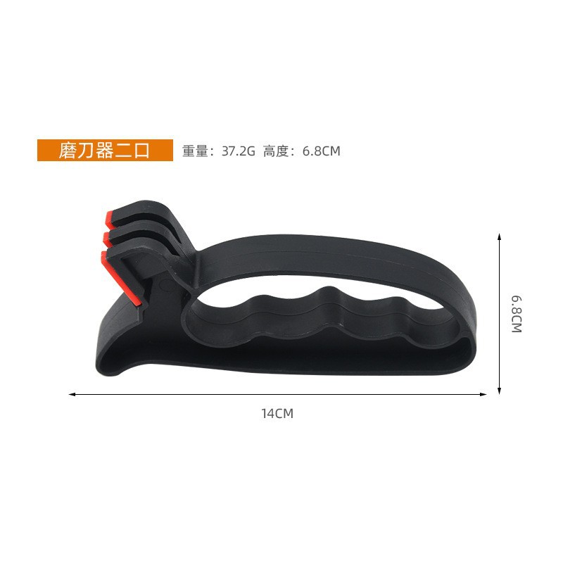 Kitchen handheld knife sharpener, household kitchen knife, chef's knife, outdoor portable knife sharpener, kitchen small tools Application Scenario