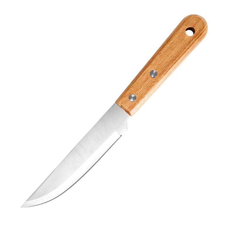 Factory stock of wooden handle Western knives, stainless steel steak Western knives, Western restaurant knives, new cross-border products in stock Item Picture