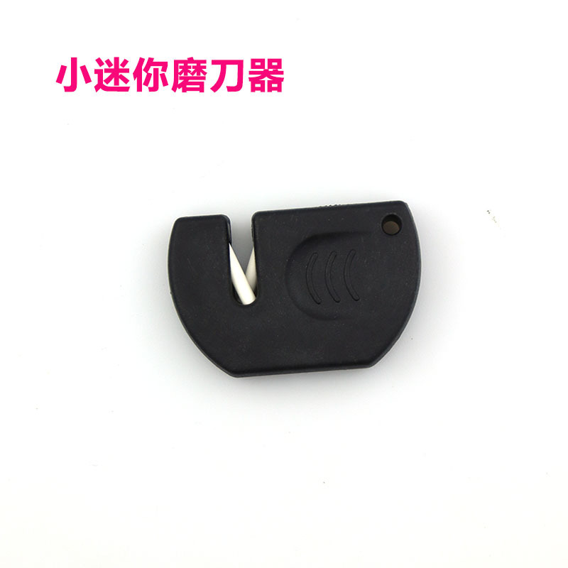Mini knife sharpener, gift small tools, tungsten steel ceramic fruit knife sharpener, household portable whetstone Application Scenario