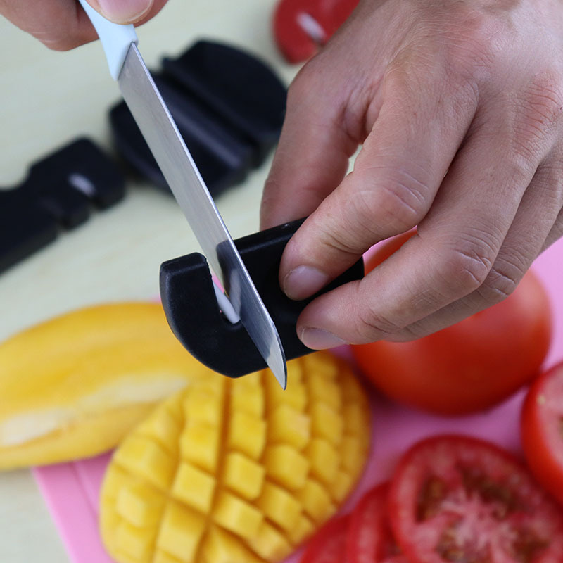 Mini knife sharpener, household portable sharpener stone, fruit knife, sharpener stick, butterfly outdoor portable sharpener Application Scenario