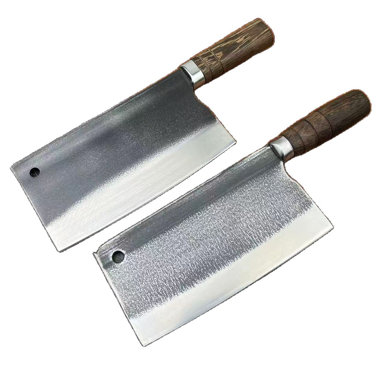 Old-fashioned forged bearing steel household chopping and cutting dual-purpose knife, roast meat shop chopping knife for chicken, duck and goose, thickened forged kitchen knife Item Picture