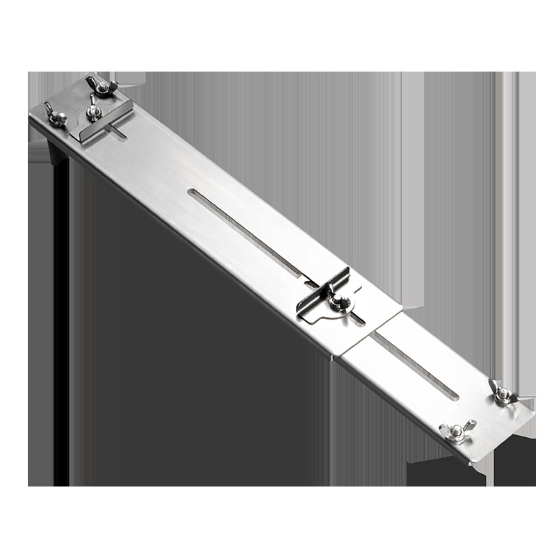 The iron knife sharpening frame is anti-slip, shrinkable, adjustable, and can be positioned and fixed. The knife sharpening frame and the base of the knife sharpening bracket are for household use Item Picture