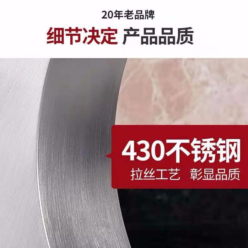 Stainless steel knife rack, knife seat, kitchenware storage bucket, household knife set, storage rack, free knife insertion, double-tube kitchen, multi-functional Item Picture