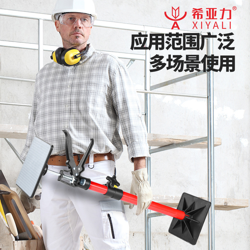 The adjustable telescopic support rod for the wall cabinet installation support, the woodworking gypsum board ceiling lift bracket, and the top rod details Picture
