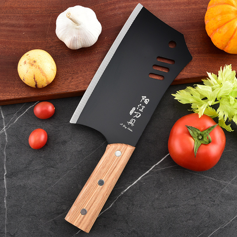 "Running around the world, Yangjiang knife manufacturer, kitchen knives, household forged kitchen knives, stainless steel knives, slicing knives, chopping knives, street vending. details Picture