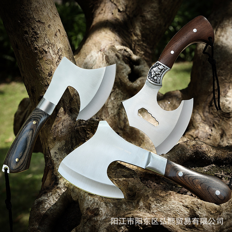 Outdoor axes, camping, jungle, logging axes, portable waist axes, vehicle-mounted rescue, survival, fire-fighting axes, tactical axes details Picture