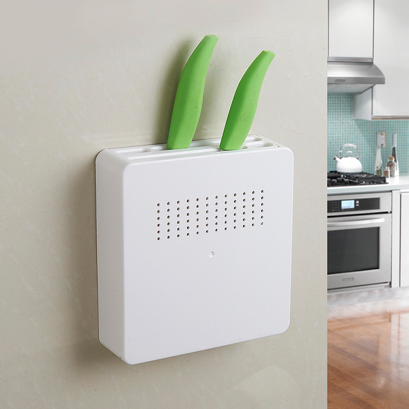 Kitchen invisible knife rack, home goods, creative kitchenware, kitchenware, knife storage. Plastic knife rack doesn't take up much space full figure