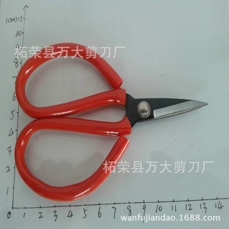 Self-produced and self-sold civilian scissors No. 4 small pointed scissors, No. 4 civilian scissors, industrial small scissors, for electronics factories details Picture