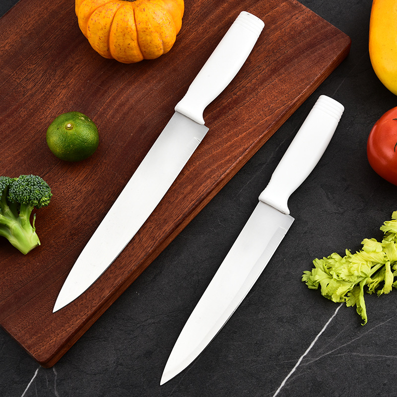 Yangjiang set of knives, chef knives, stainless steel slicing knives, kitchen knives, meat and vegetable cutting knives, sharp, multi-functional Western cuisine Application Scenario
