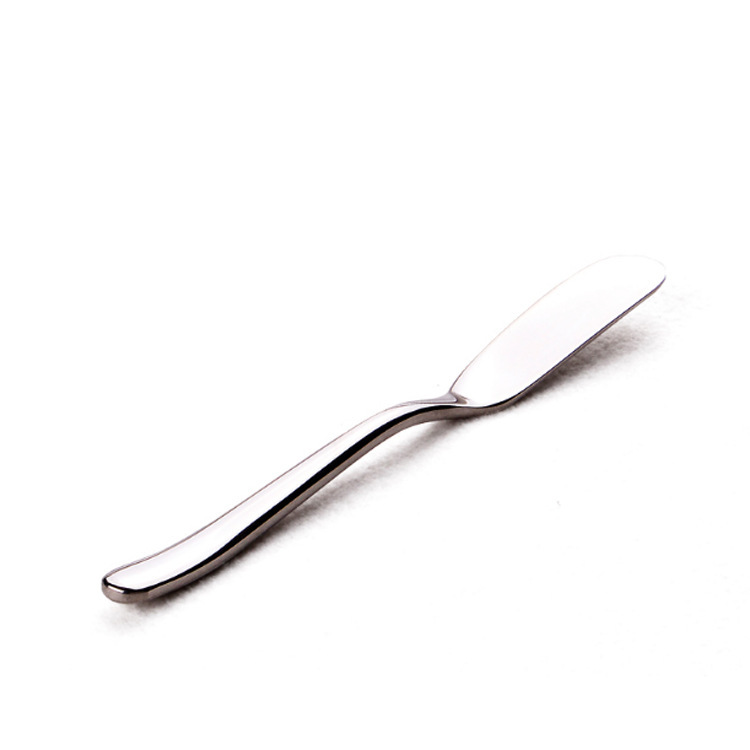 Moonlight cheese knife, jam spreading knife, butter knife, cream knife, Western cuisine knife, bread thickening stainless steel butter knife Item Picture