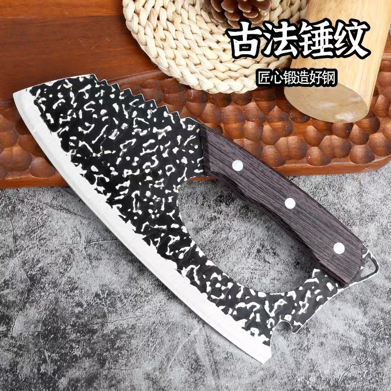 In-stock household kitchen knives, ladies' effort-saving stainless steel slicing knives, sharp slicing knives, women's kitchen knives, forged kitchen knives full figure